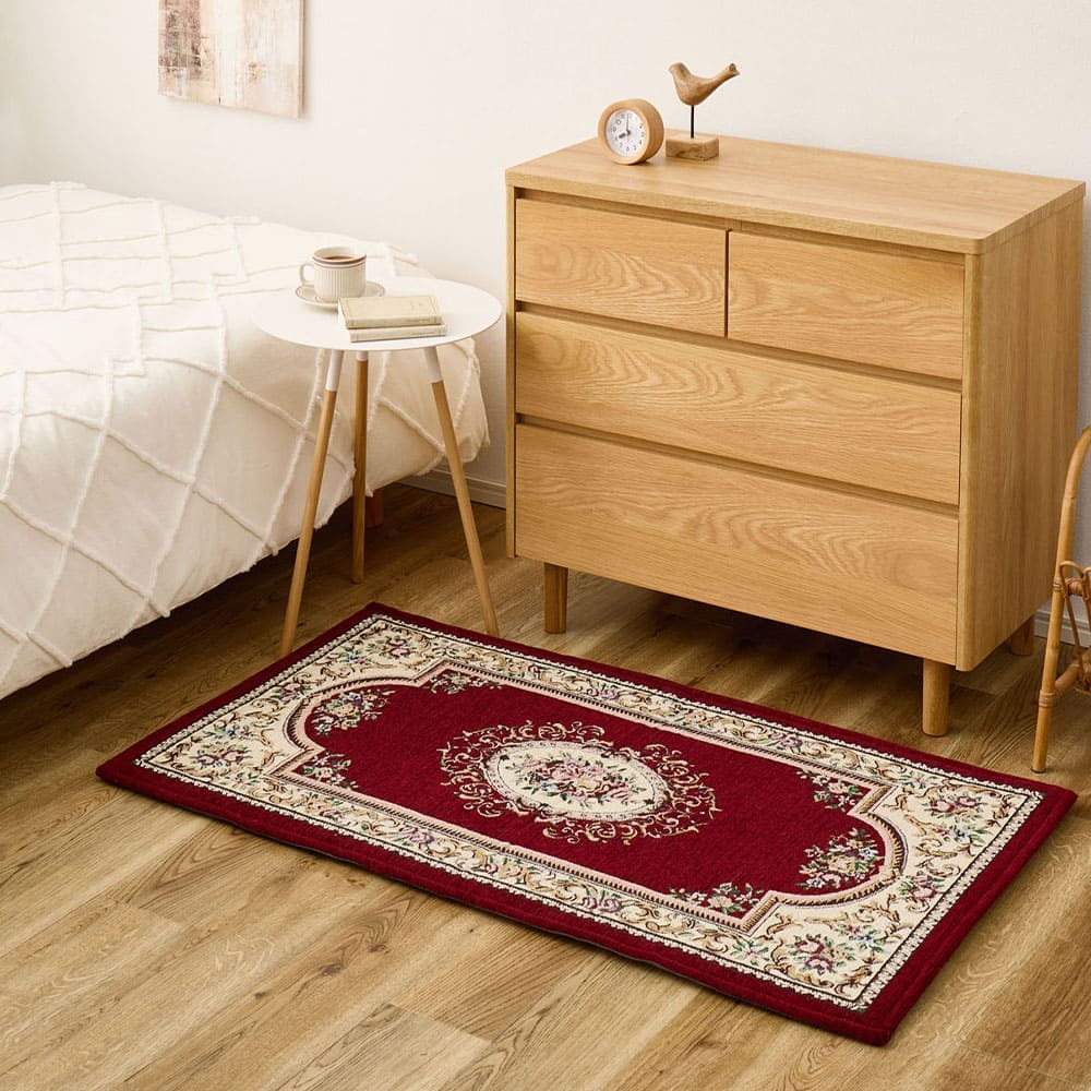 Damini RE 70X120 #22004_Thick Red