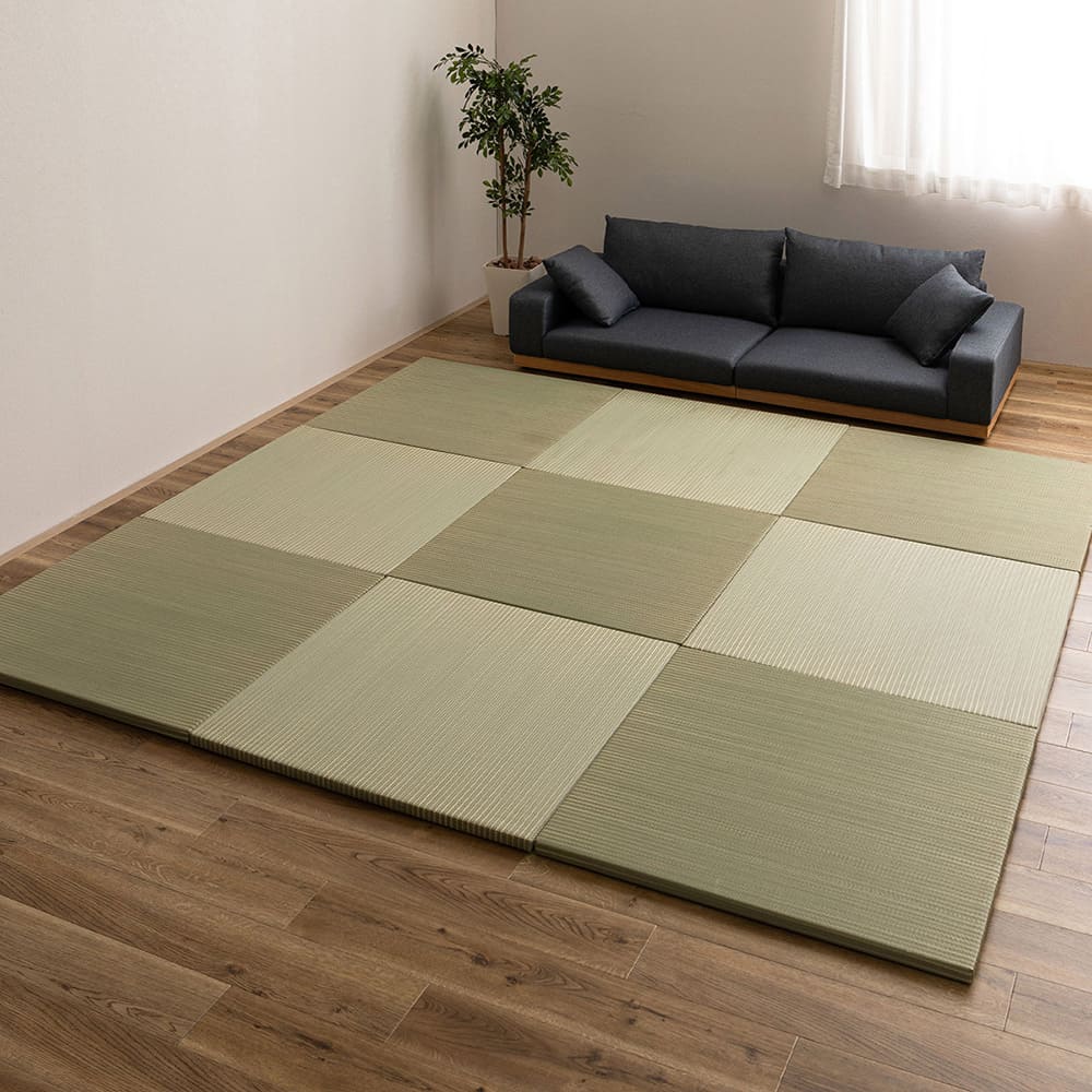 Durable Hybrid Tatami Mats Ayase Natural 6-Piece Set