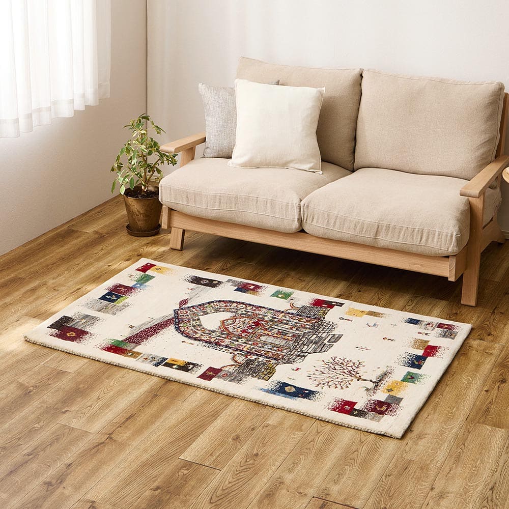 Gabbeh Rug Yuka (Yuuka) Approx. 90×150cm Remains