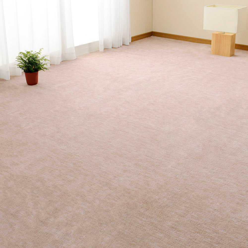 Pet-Friendly Woven Carpet Raum 255×255cm Beige