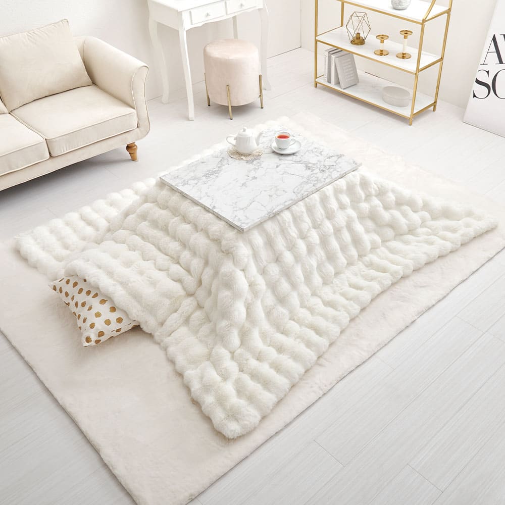 Kotatsu Futon Luna Approx. 190×190cm Ivory