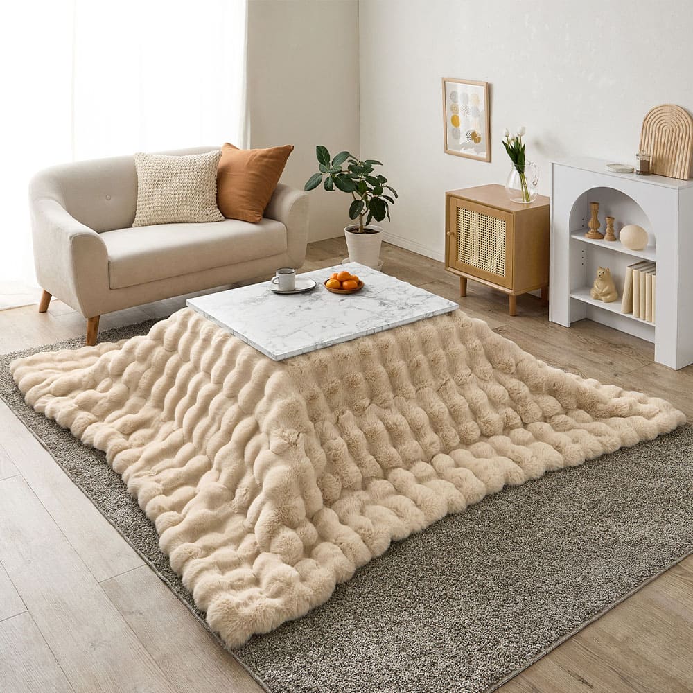 Kotatsu Futon Luna Approx. 190×190cm Beige