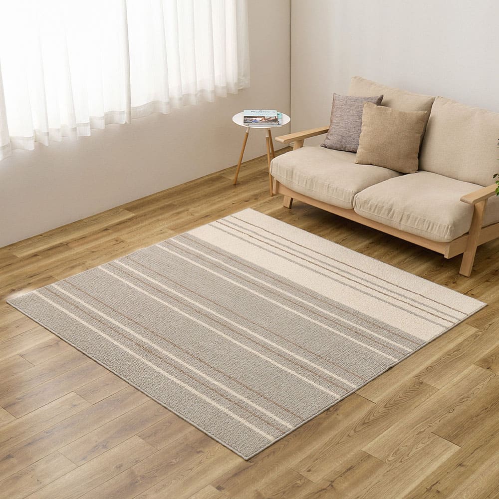 Cotton Blend Tufted Rug Morim Approx. 130×185cm Gray