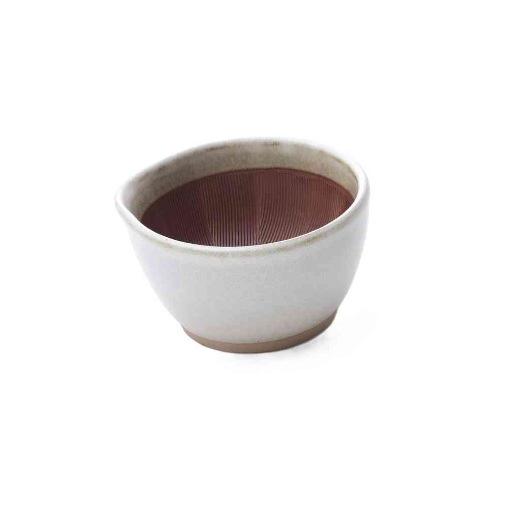 Motosei Ceramic Easy Mortar Small White Matte 1 Piece
