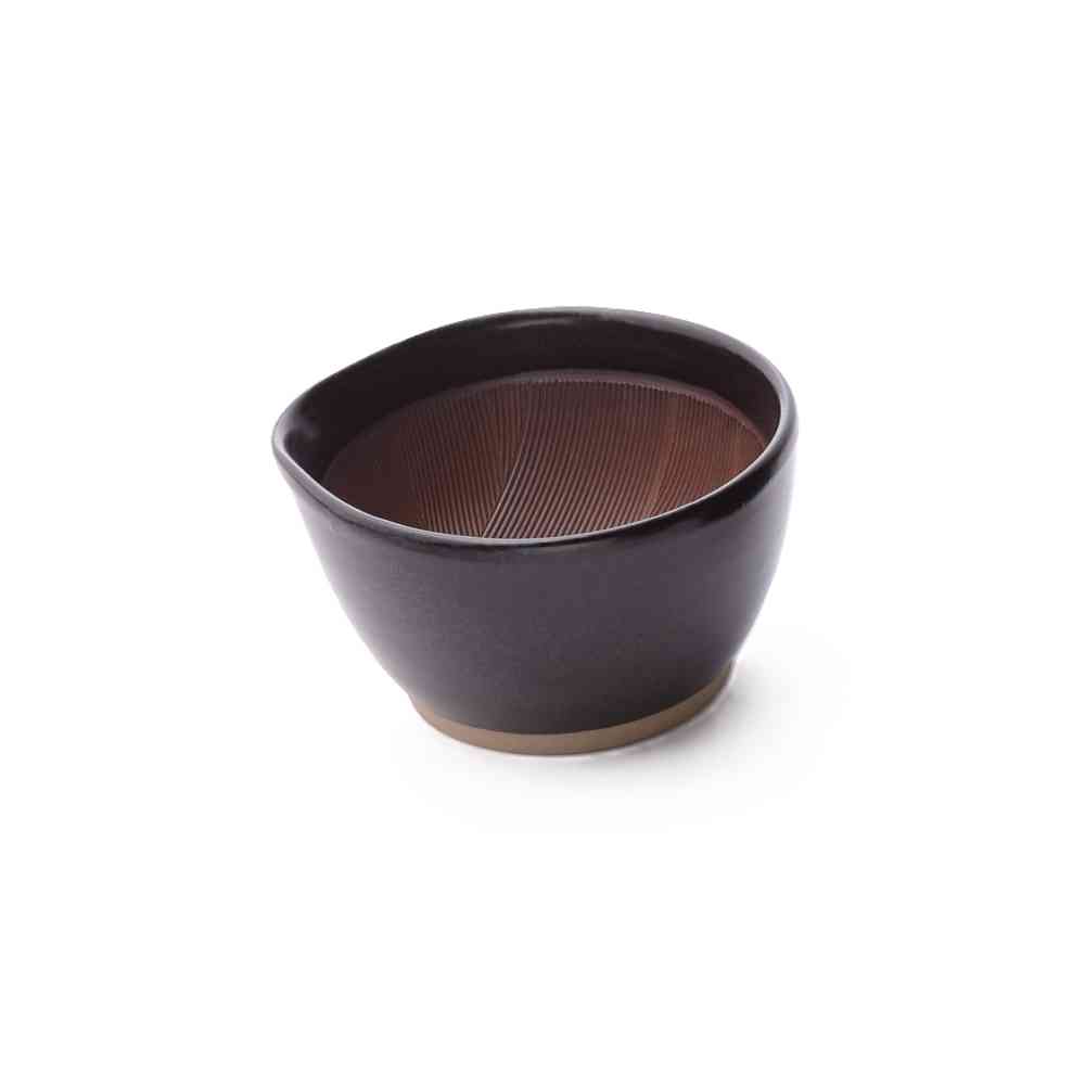 Motosei Ceramic Easy Mortar Small Black Matte 1 Piece