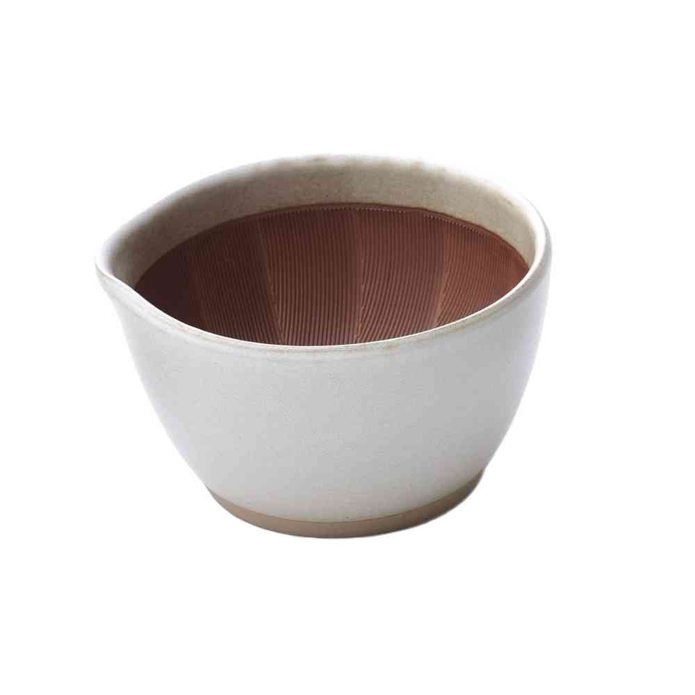 Motosei Ceramic Easy Mortar Medium White Matte 1 Piece