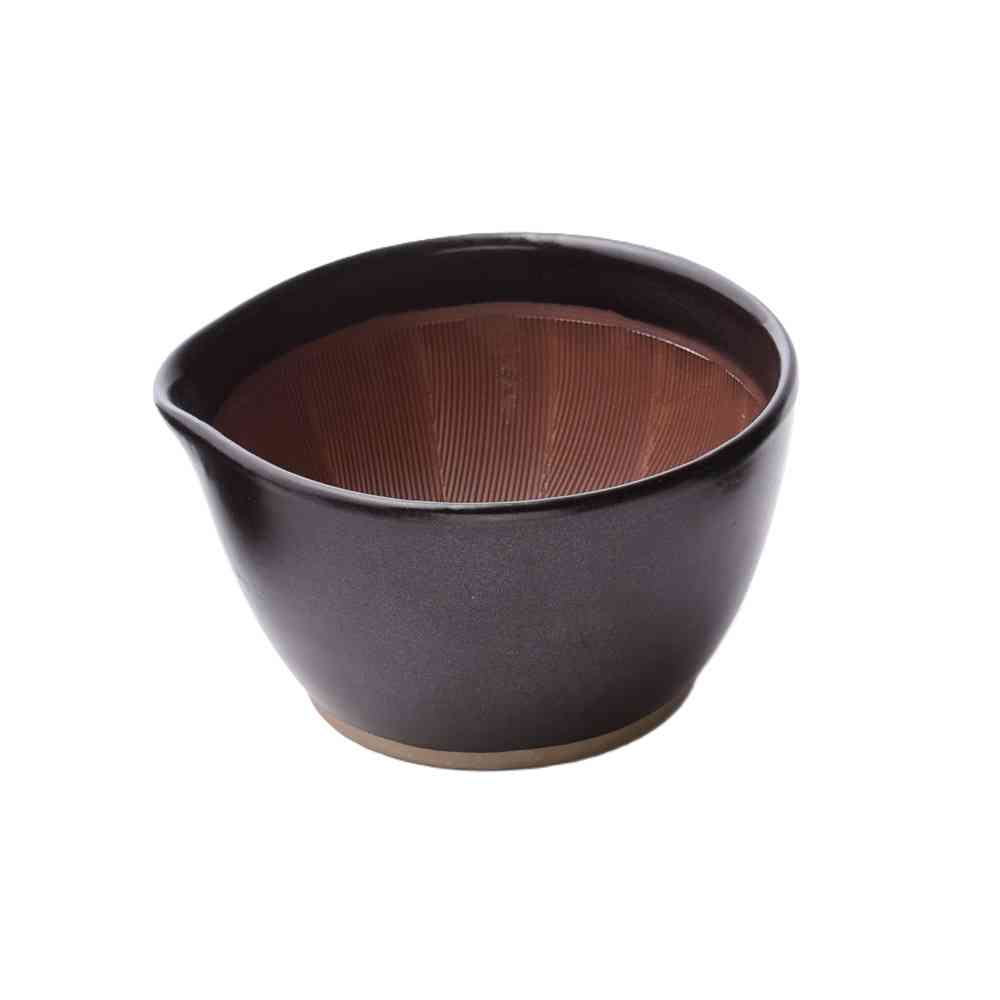 Motosei Ceramic Easy Mortar Medium Black Matte 1 Piece