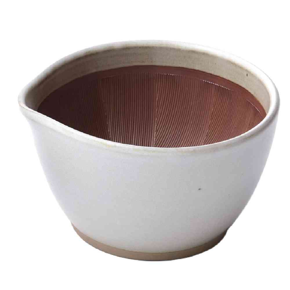 Motosei Ceramic Easy Mortar Large White Matte 1 Piece