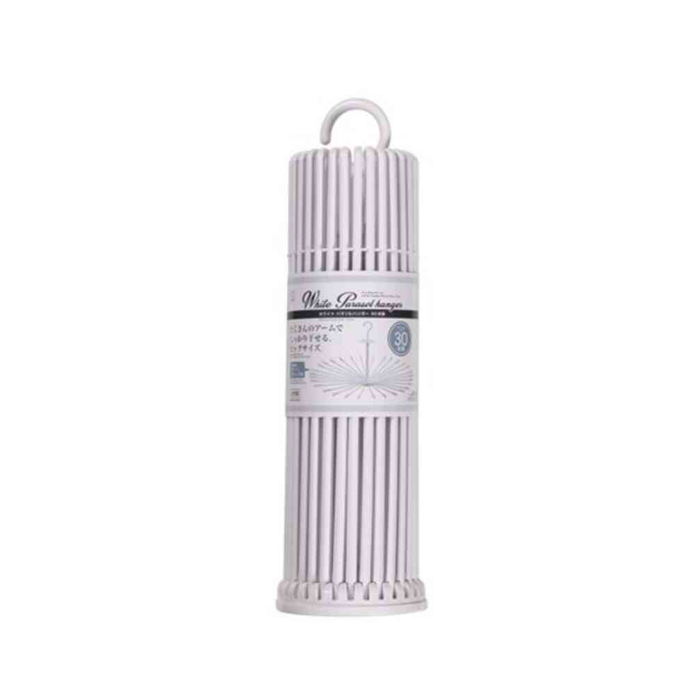 Kokubo White Parasol Hanger 30 Hooks