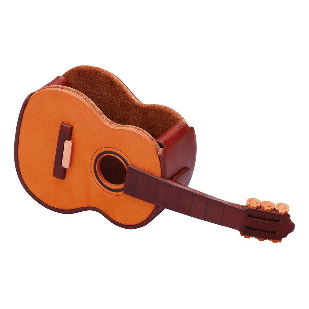 Genuine Leather Eyeglass Stand Guitar 094333
