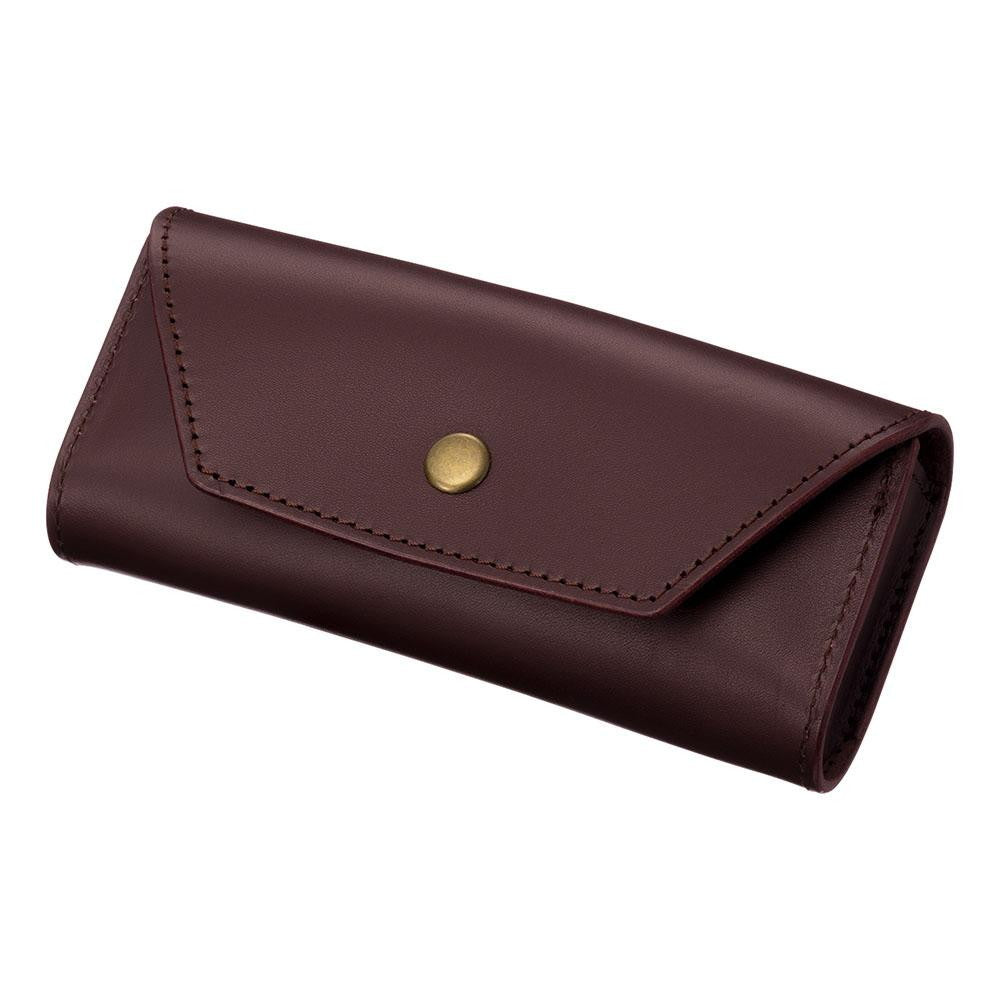 Eyeglass Case HL-2 DBR Genuine Leather 092981