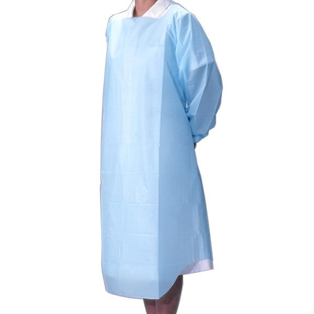 Vinyl Apron With Sleeves M