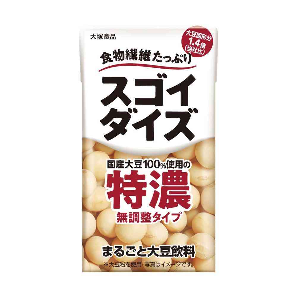Otsuka Foods Sugoi Soy Milk Unadjusted Type Extra Rich 125ml