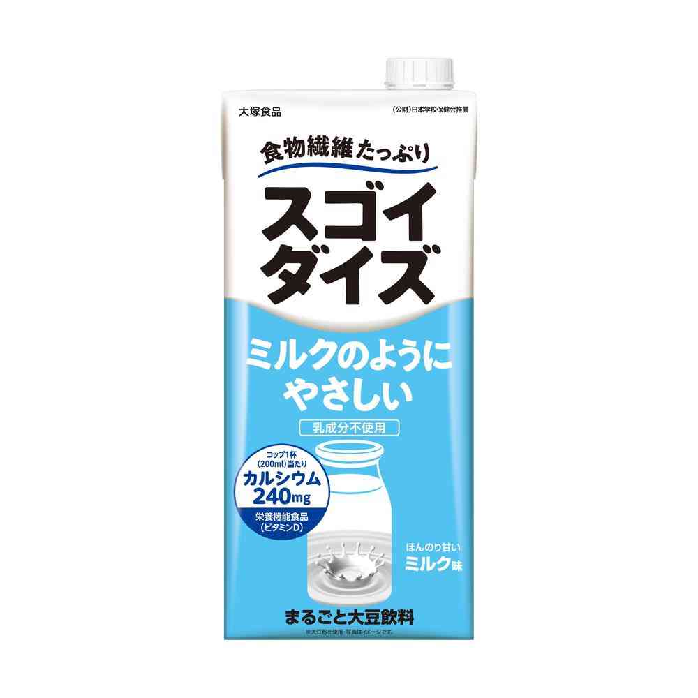 Otsuka Foods Sugoi Soy Milk - Gentle Milk Flavor 1000ml