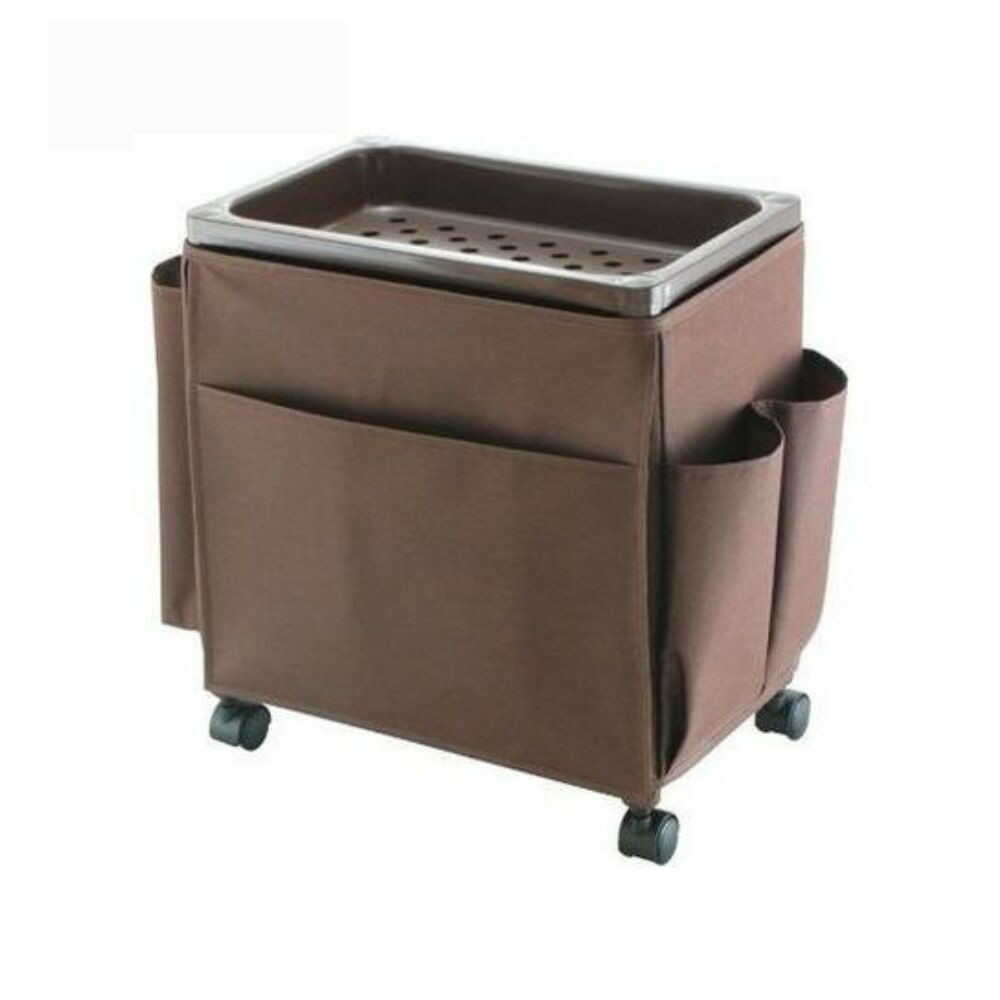Fudou Giken Side Table Wagon Mini Rack Brown