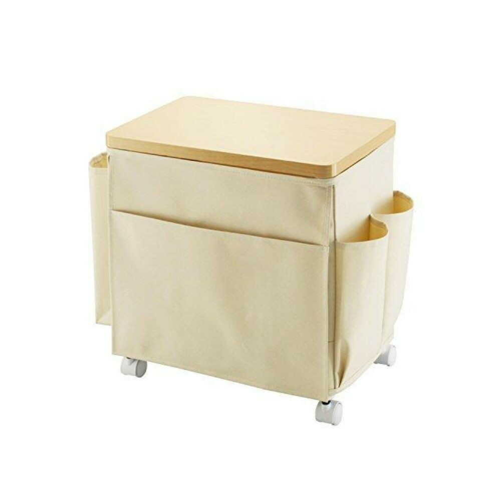 Fudou Giken T Side Table Wagon White
