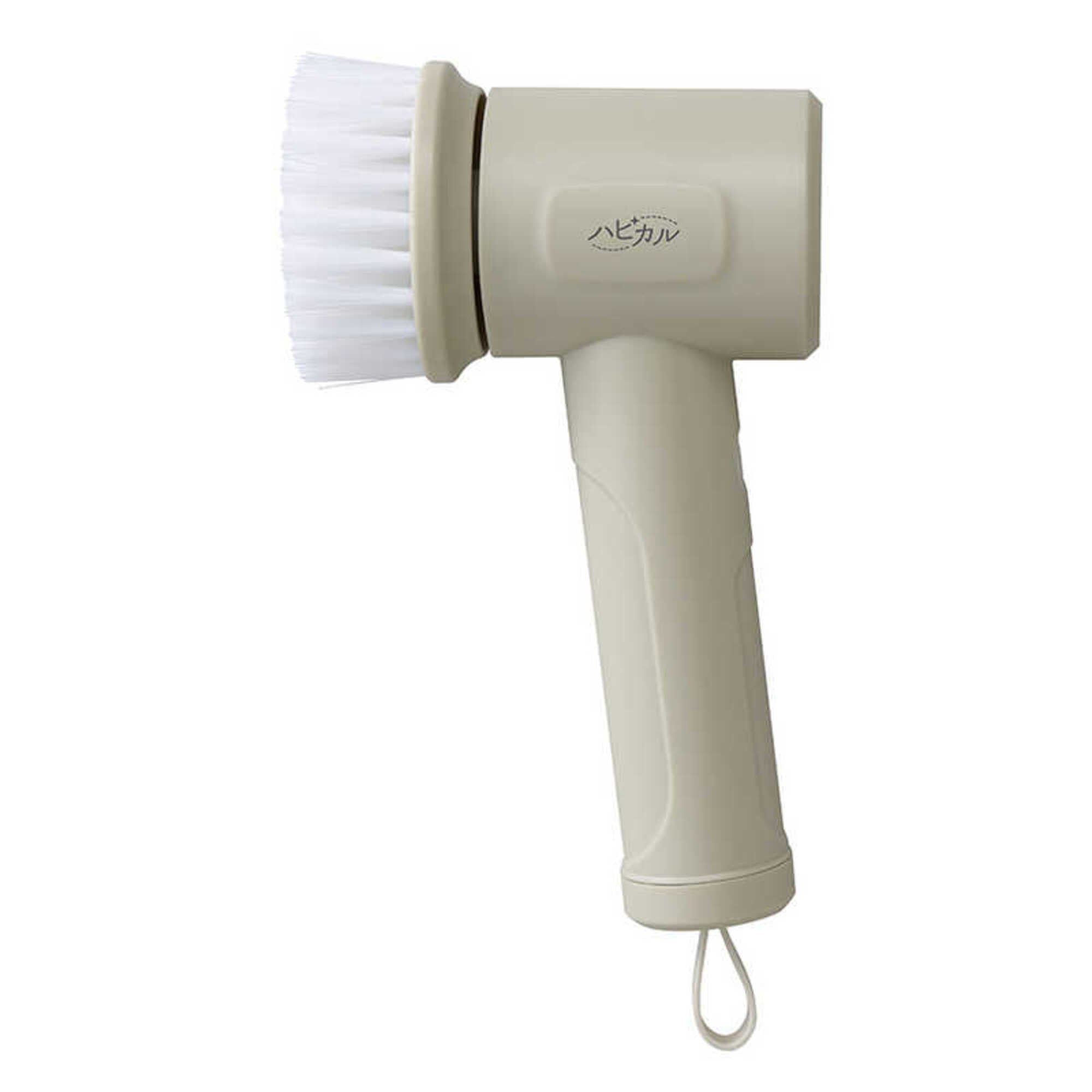 Apix HapiCal Multi Scrubber Rechargeable Cordless Waterproof IPX7 Lightweight Compact Ivory AHR-505 Approx. 270g