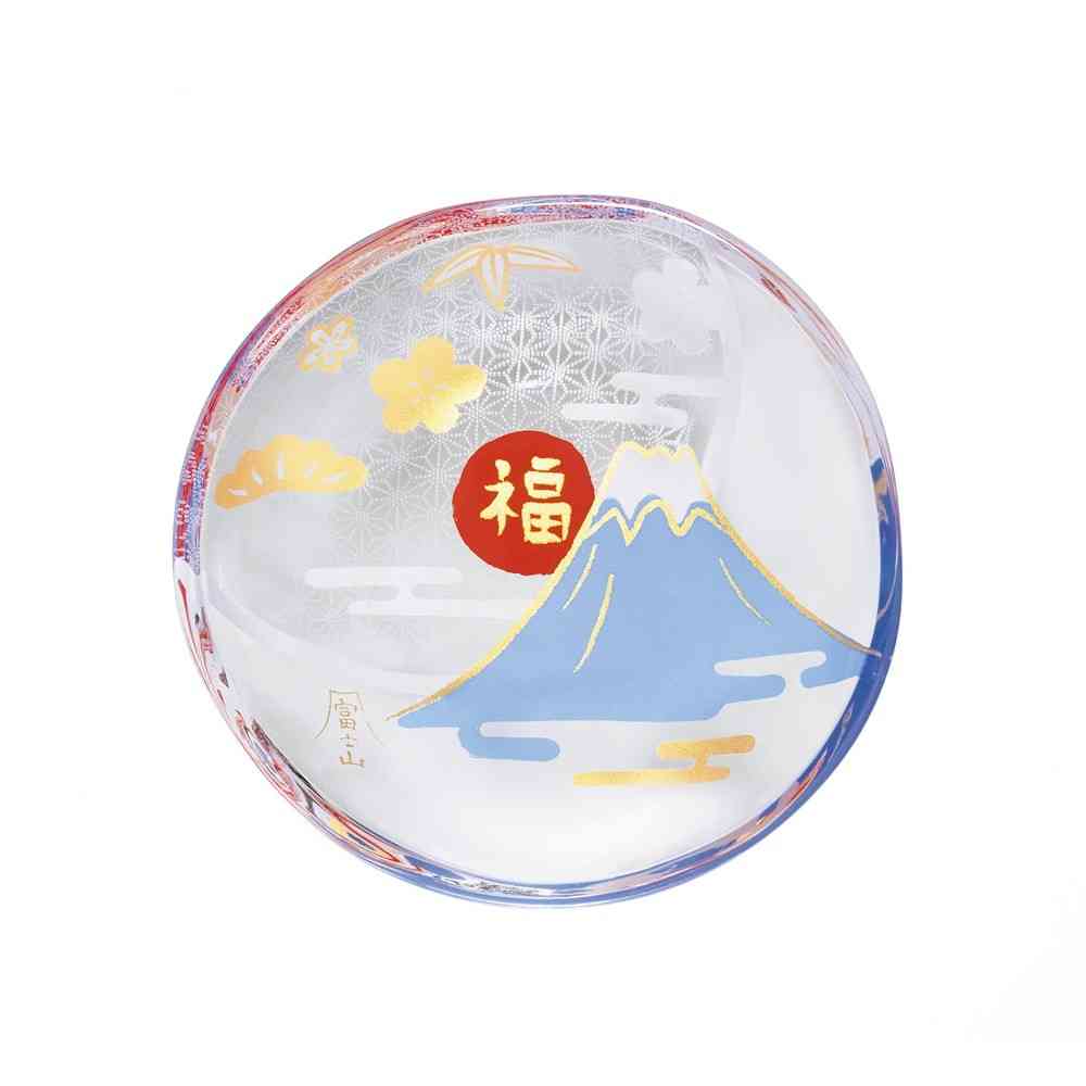 Adelia Medetamonozake Small Plate Mount Fuji