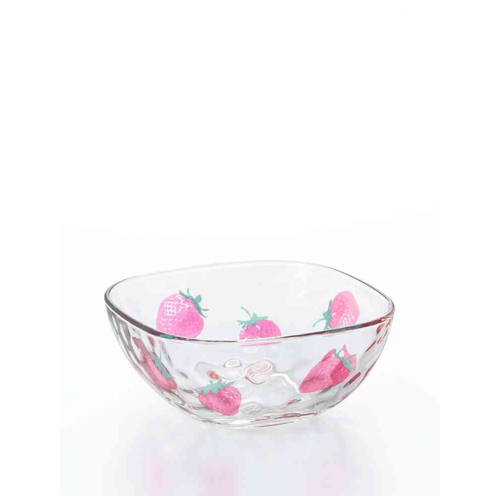 Adelia Fruit Drop Square Bowl Strawberry 1 Piece