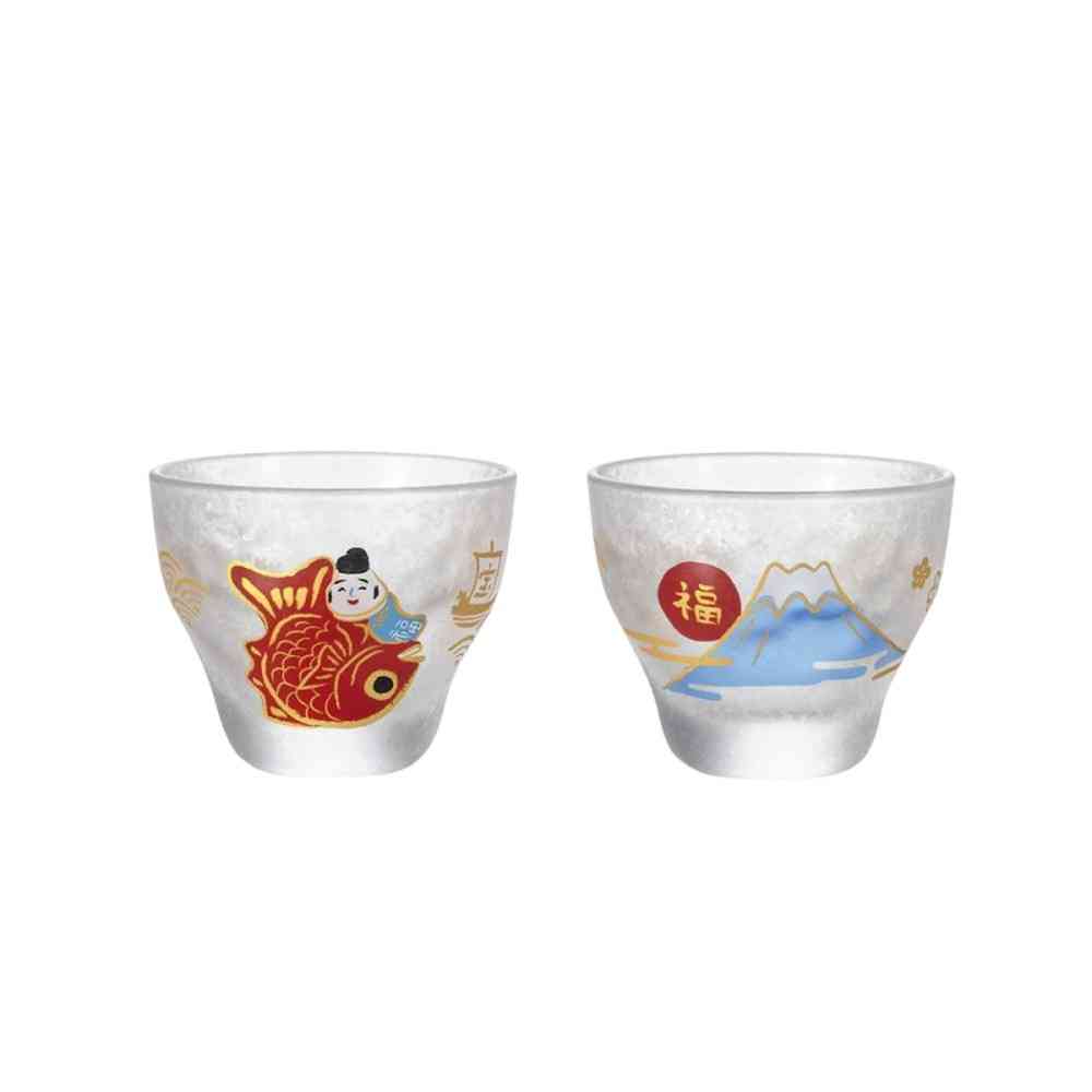 Adelia Medetamon Mono Sake Cup - Daikichi Pair Set 90ml×2