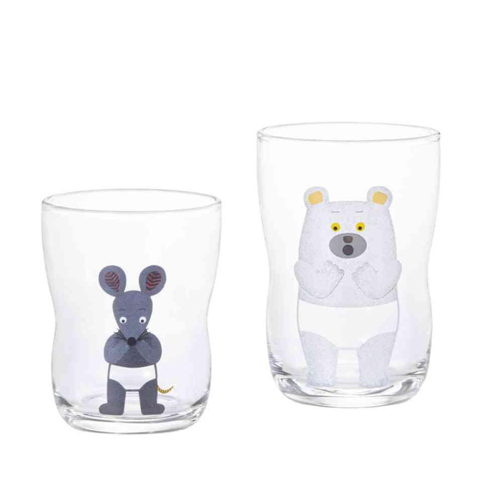 Adelia Tsuyoko Glass S&M Set Polar Bear's Pants 130ml×1, 185ml×1