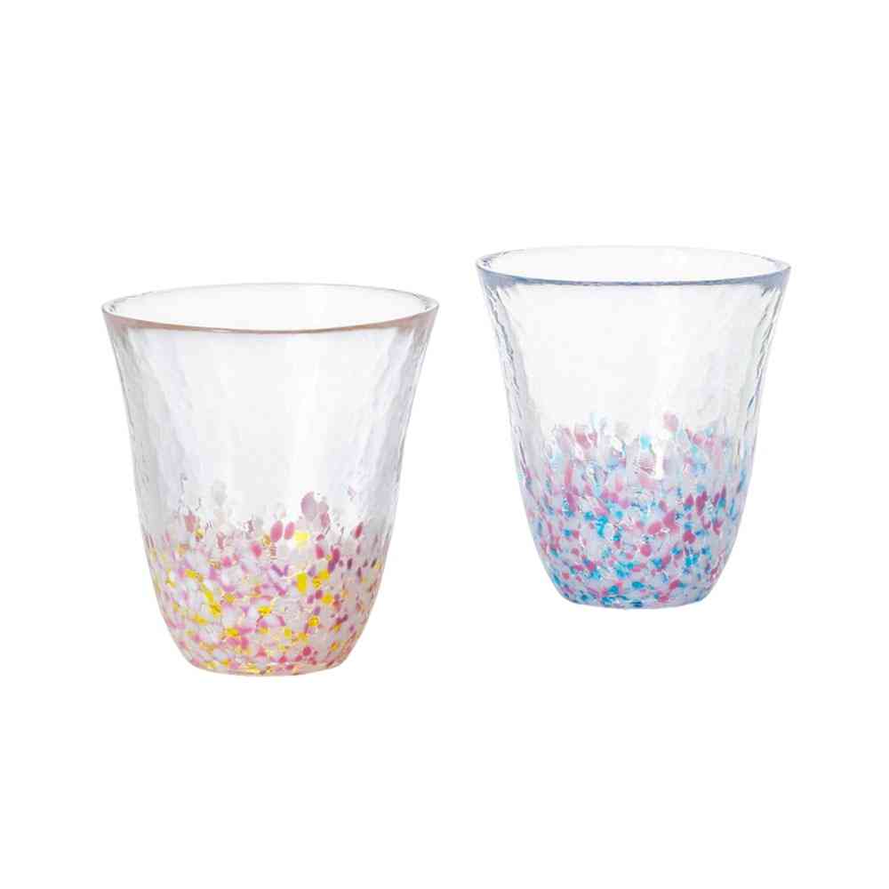 Adelia Sakura Glass Pair Nanohana and Blue Sky 320ml×2