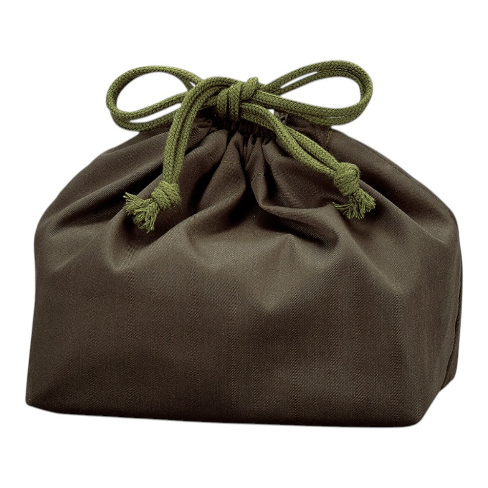 Tatsumiya Cleanse Antibacterial Drawstring Bag Moss Green