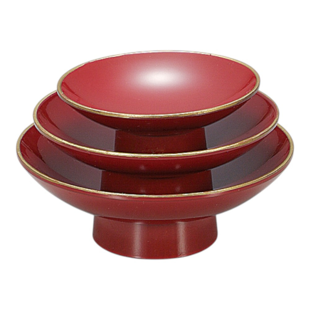 Tatsumiya Mini Three Cup Set Red