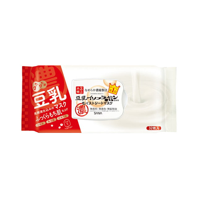 Sana Nameraka Honpo Soy Milk Isoflavone Moist Sheet Mask N 32 Sheets