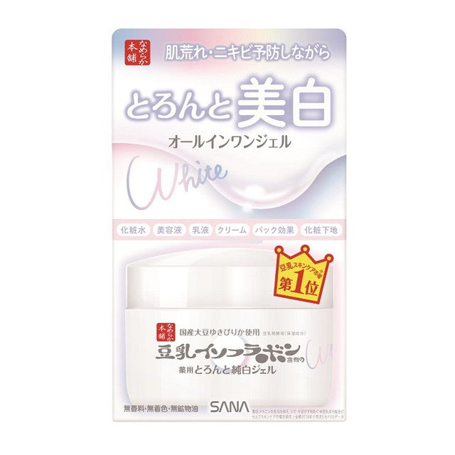Sana Namelaka Honpo Soy Isoflavone Rich Gel Medicinal Whitening N 100g