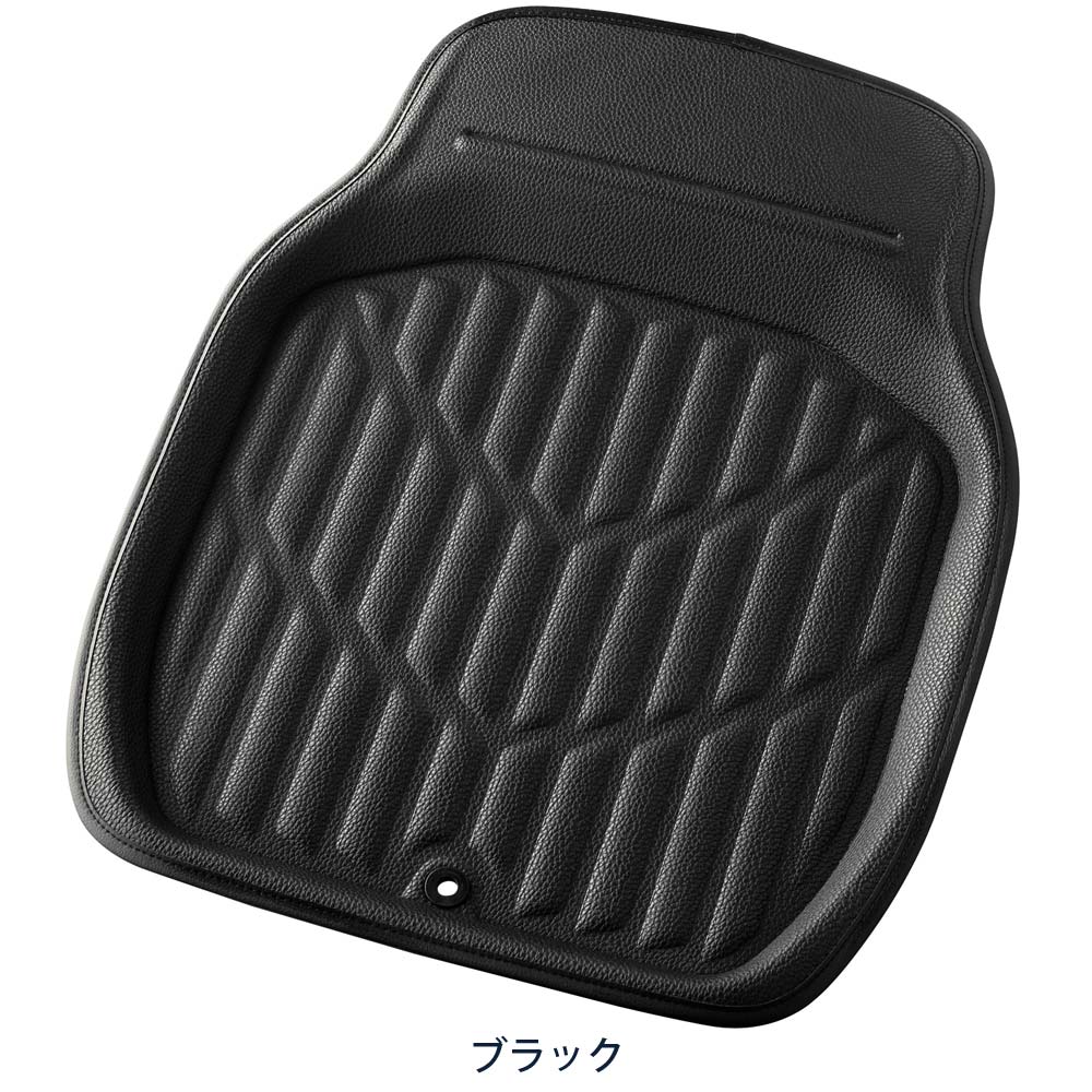 BONFORM 3D Leather Mat N (Front 1 Piece) 6465-01BK