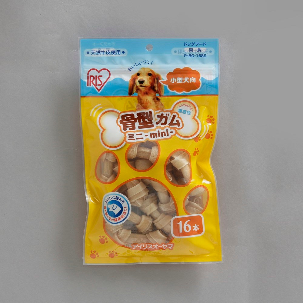 Iris Ohyama Bone-Shaped Gum Mini (16 pieces)