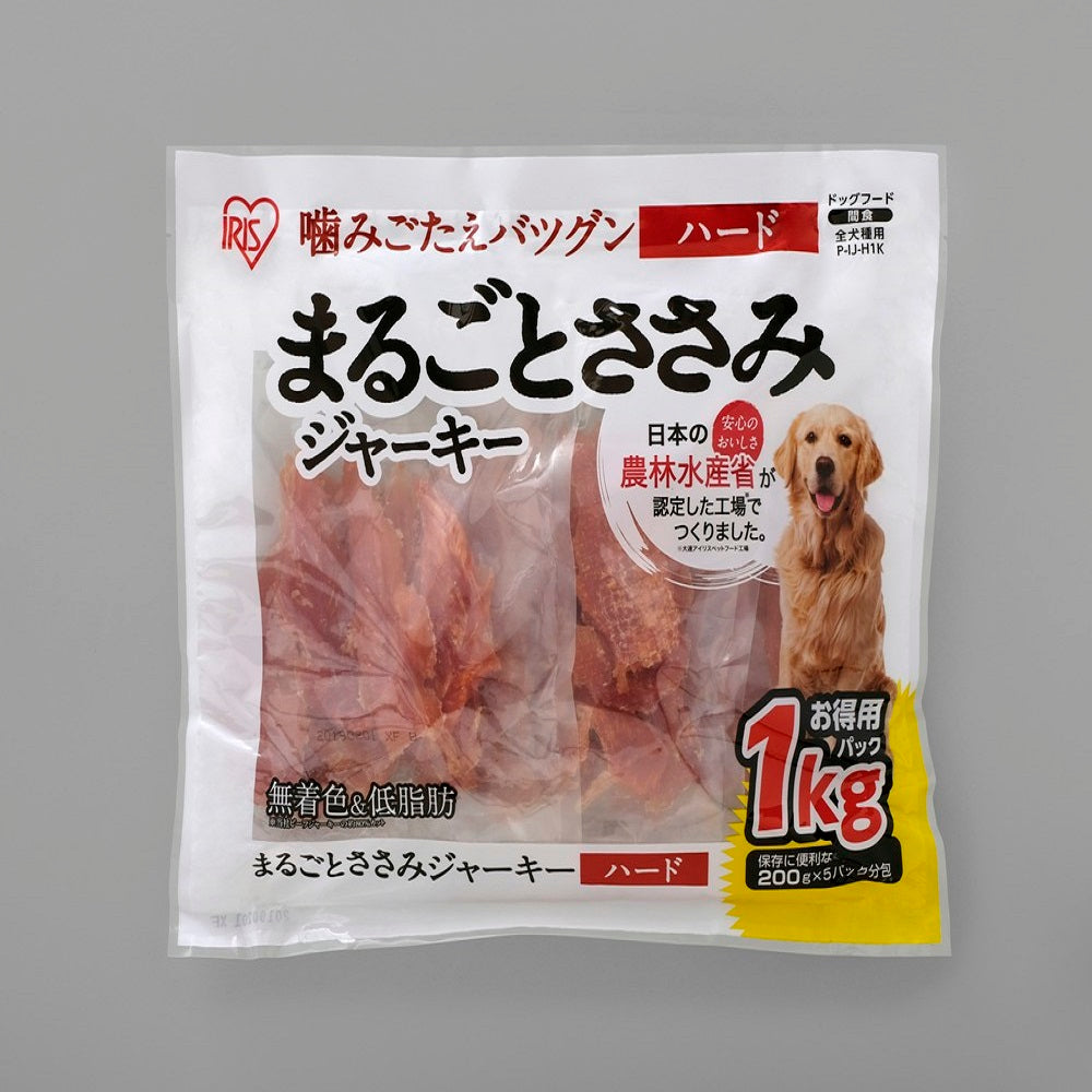 Iris Ohyama Whole Chicken Fillet Jerky Hard 1kg