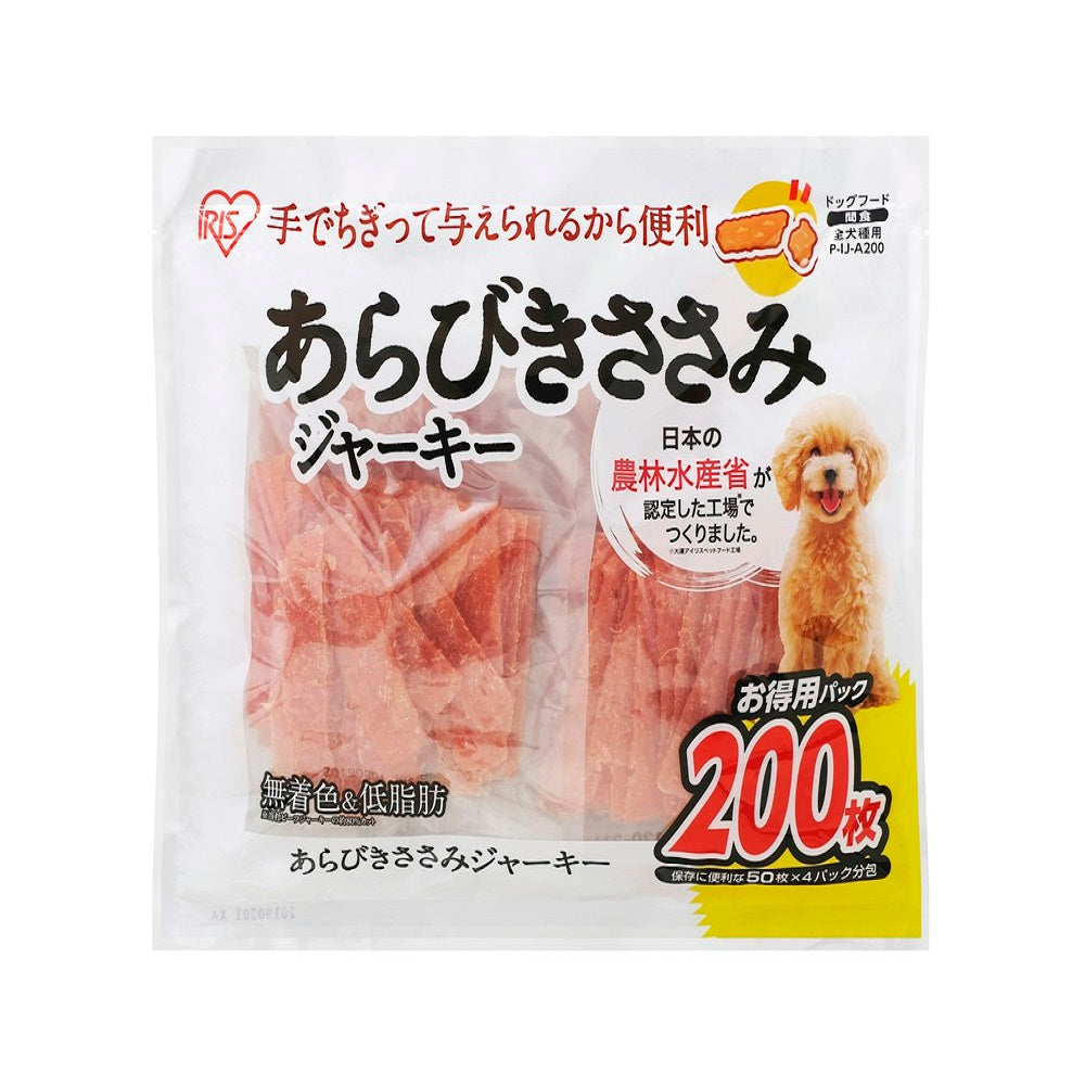 Iris Ohyama Coarse Shredded Chicken Jerky 200 Pieces