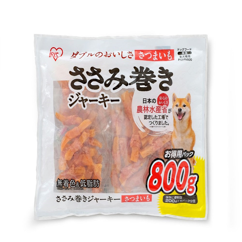 Iris Ohyama Chicken-Wrapped Jerky with Sweet Potato 800g