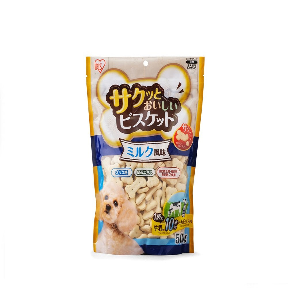 Iris Ohyama Crunchy Delicious Biscuits Milk Flavor 500g