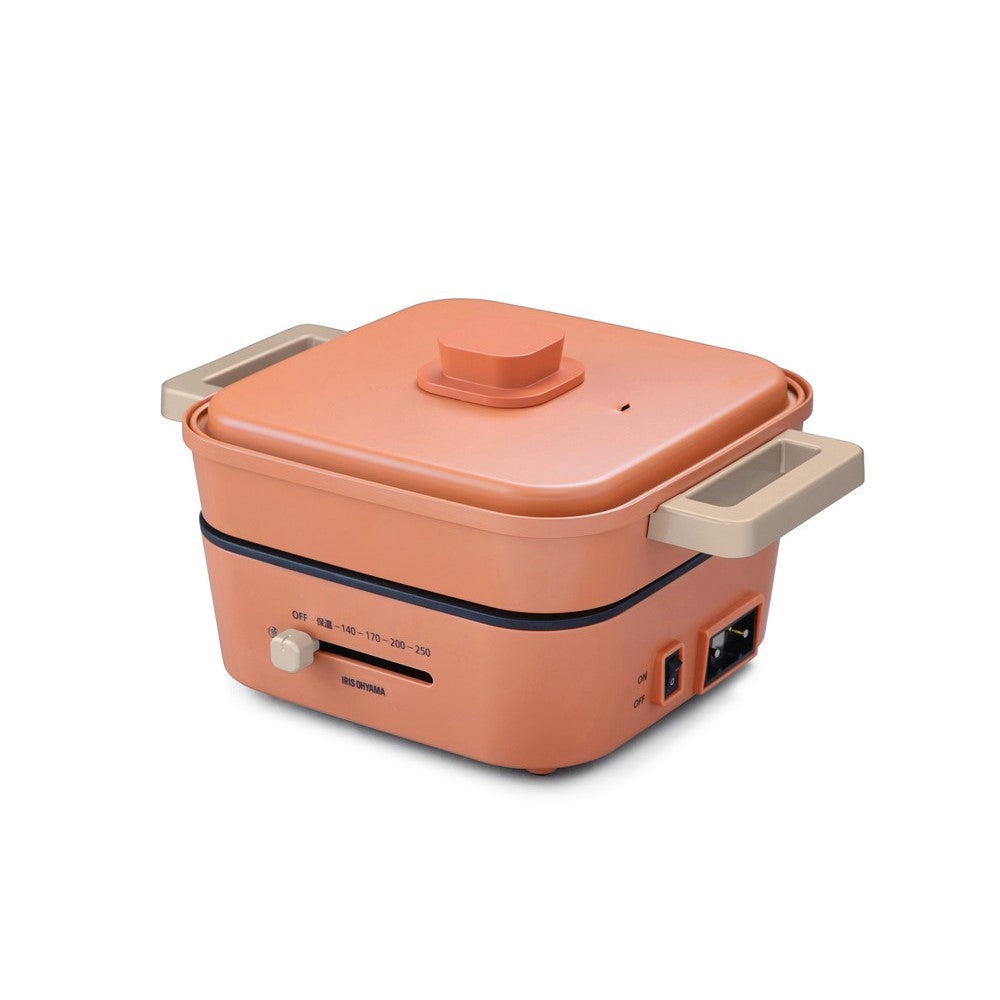 Iris Ohyama Mini Grill Pot with 3 Plates IGU-P3-D