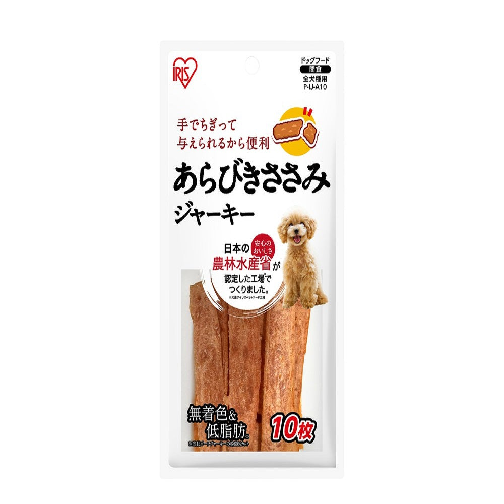 Iris Ohyama Coarse Chicken Jerky 10 Pieces