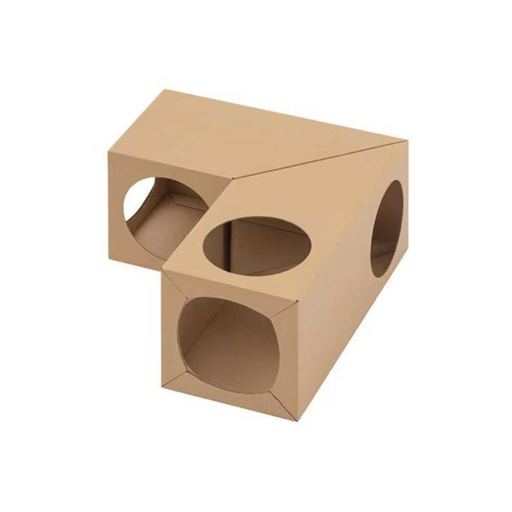 Iris Ohyama Cat Tunnel L-Shaped Single P-NTLT