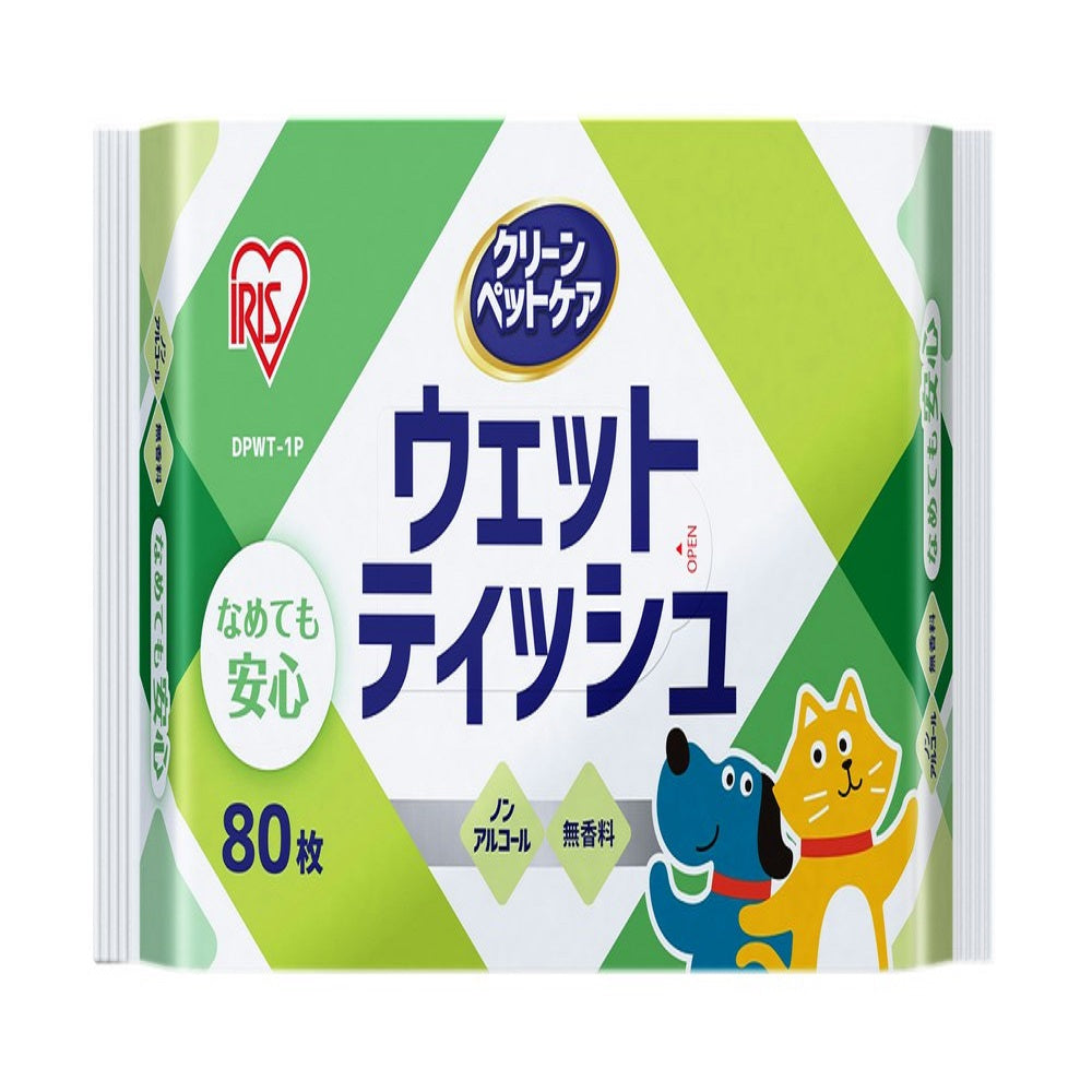 Iris Ohyama Pet Wet Wipes 1P