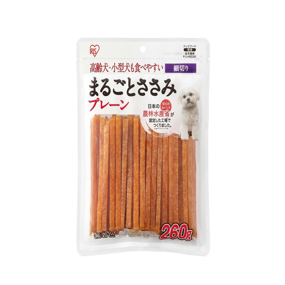 Iris Ohyama Whole Chicken Jerky Strips Plain 260g