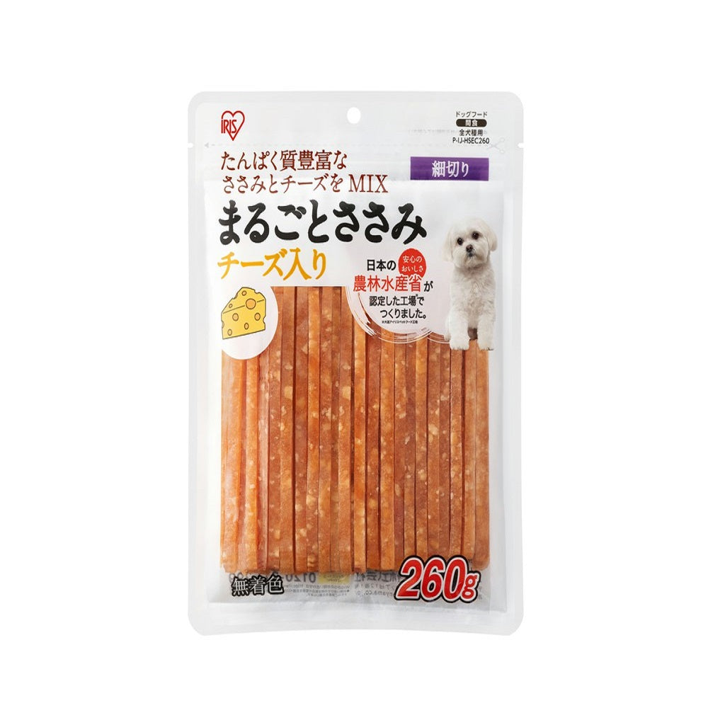 Iris Ohyama Whole Chicken Jerky Strips with Cheese 260g