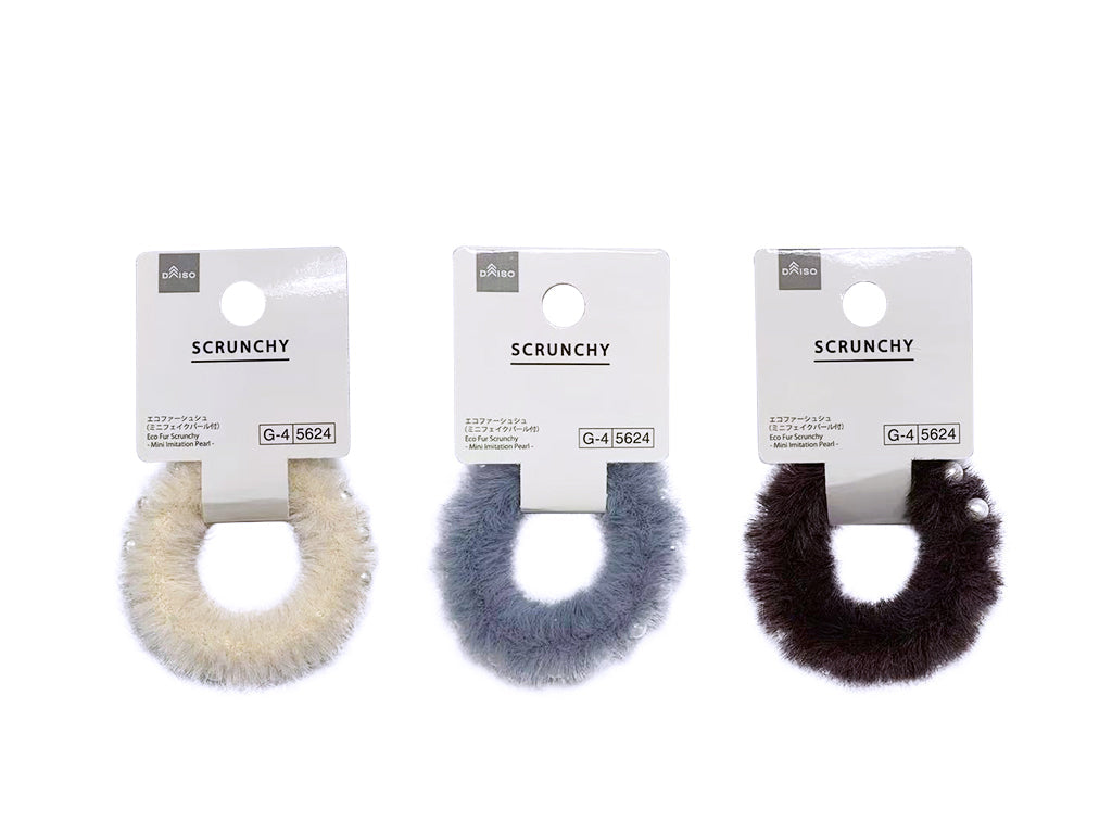 Eco-Fur Chouchou (Mini Fake Pearl Attached)
