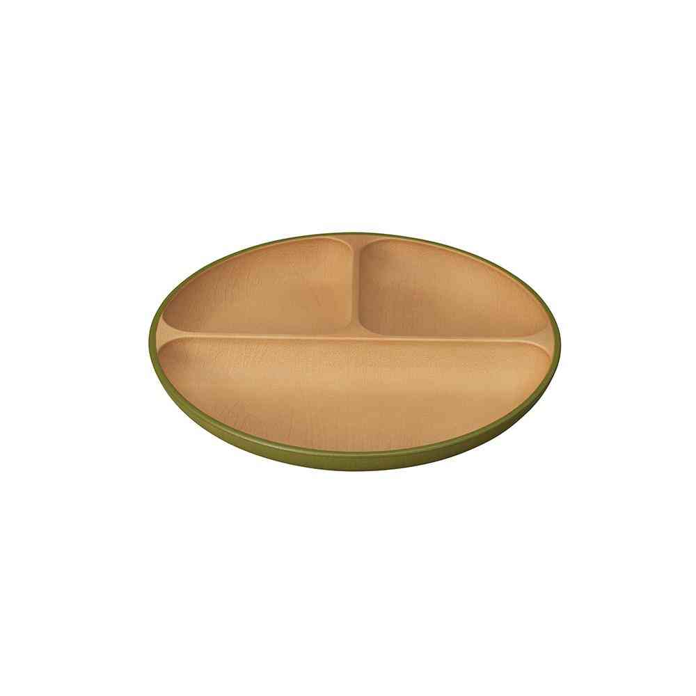 Kano EARTH COLOR Antibacterial Lunch Plate Olive