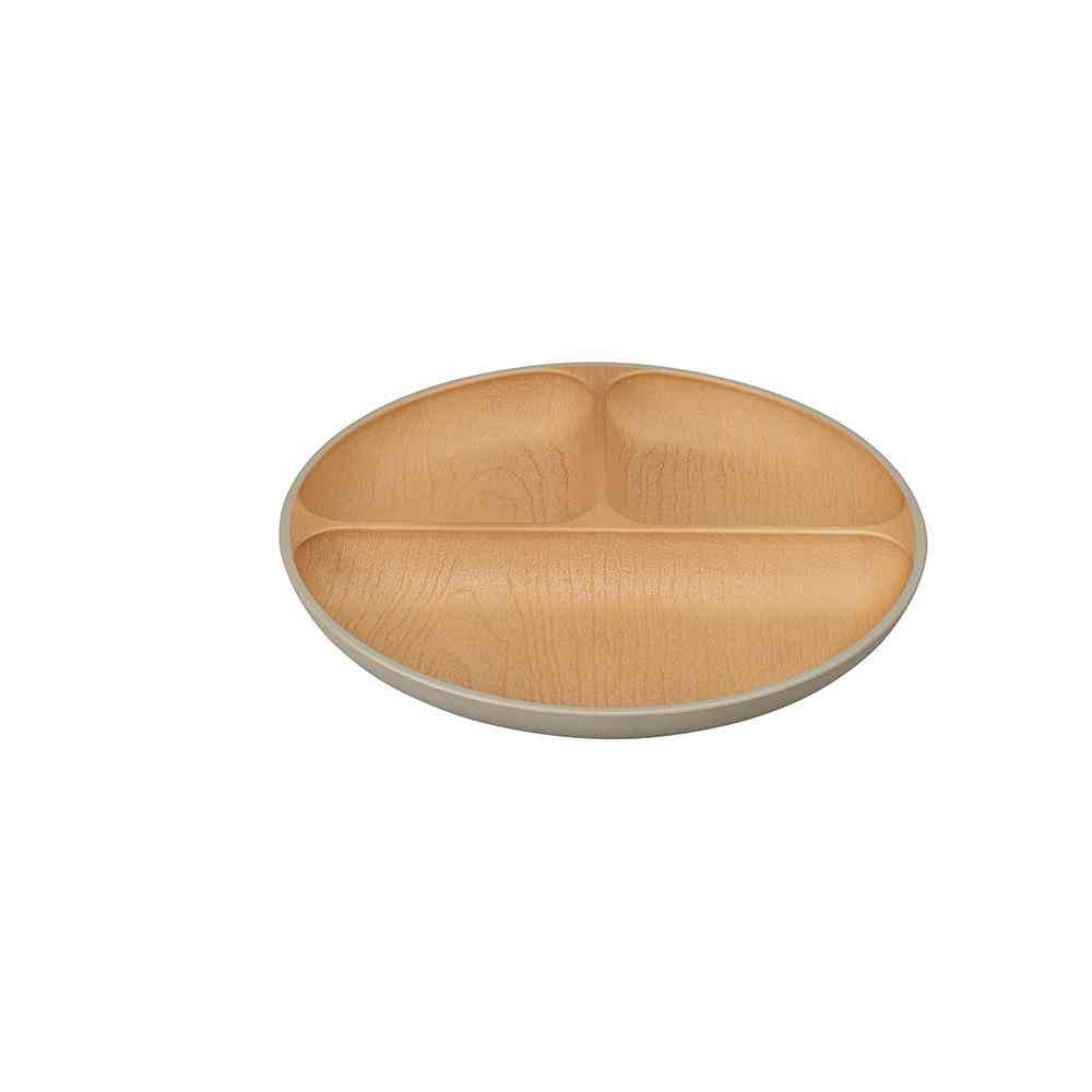 Kano EARTH COLOR Antibacterial Lunch Plate Gray