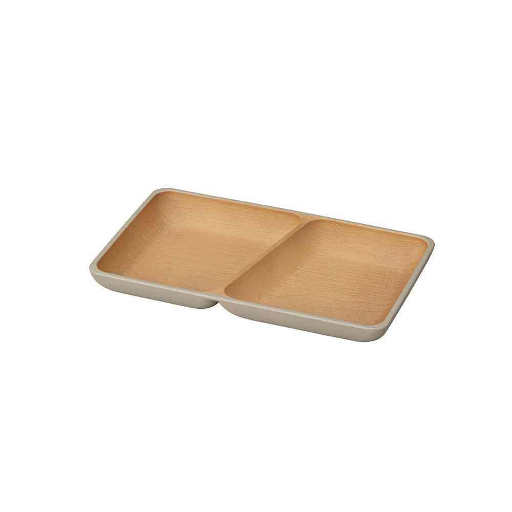 Kano EARTH COLOR Antibacterial Square Plate Gray