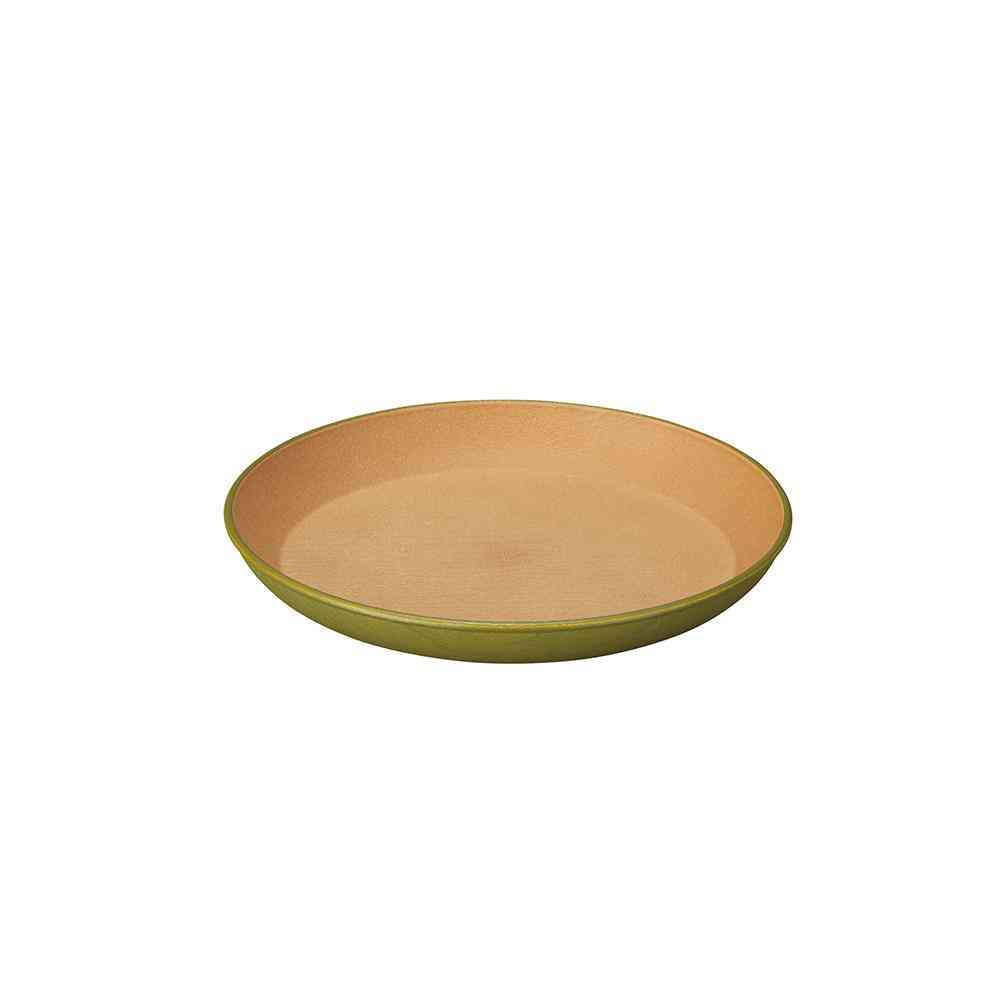Kano EARTH COLOR Antibacterial Round Plate L Olive