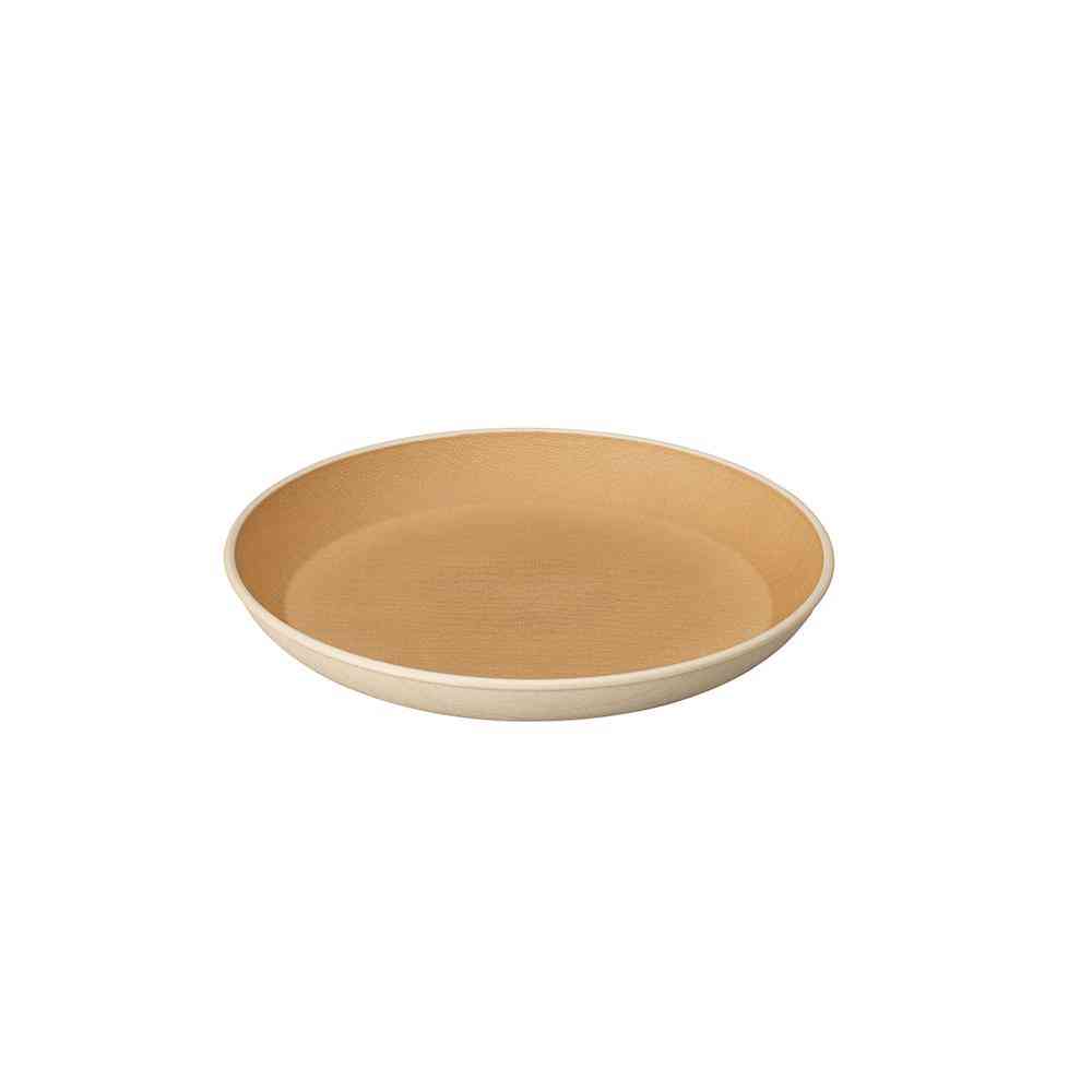 Kano EARTH COLOR Antibacterial Round Plate L Ivory