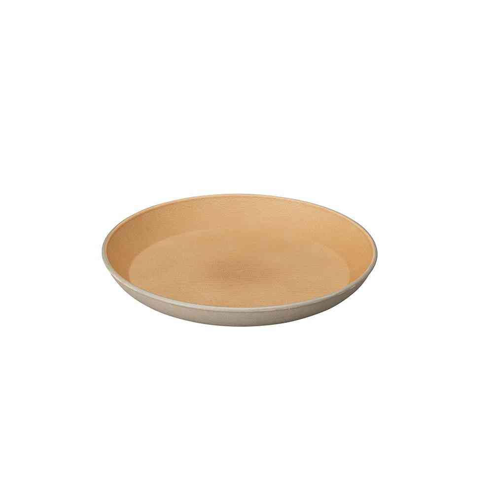 Kano EARTH COLOR Antibacterial Round Plate L Gray