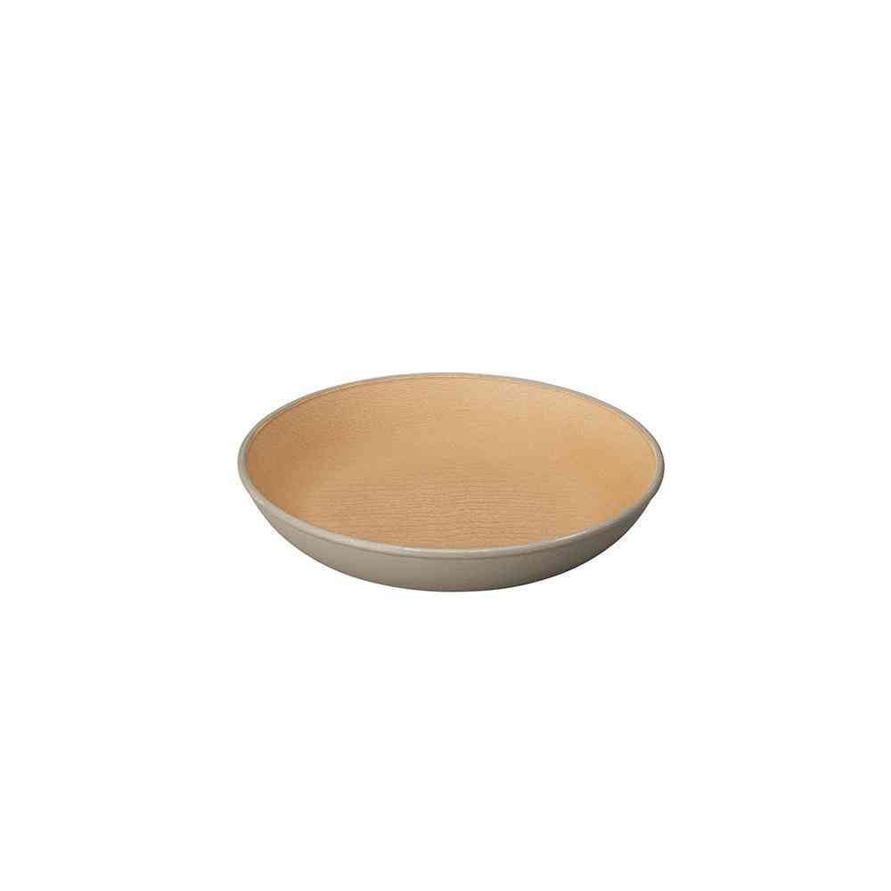 Kano EARTH COLOR Antibacterial Round Plate M Gray